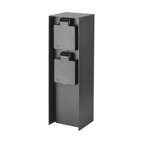 Słupek Ogrodowy V-TAC 2 Gniazda 2x16A 23cm 3600W IP44 Grafit VT-1196 3 Lata Gwarancji Słupek Ogrodowy V-TAC 2 Gniazda 2x16A 23cm 3600W IP44 Grafit VT-1196 3 Lata Gwarancji