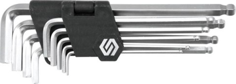 VOREL KLUCZE SZEŚCIOKĄTNE / HEX / 2,5-10 mm, kpl. 9 szt. KOŃCÓWKI KULISTE 56475 VOREL KLUCZE SZEŚCIOKĄTNE / HEX / 2,5-10 mm, kpl. 9 szt. KOŃCÓWKI KULISTE 56475