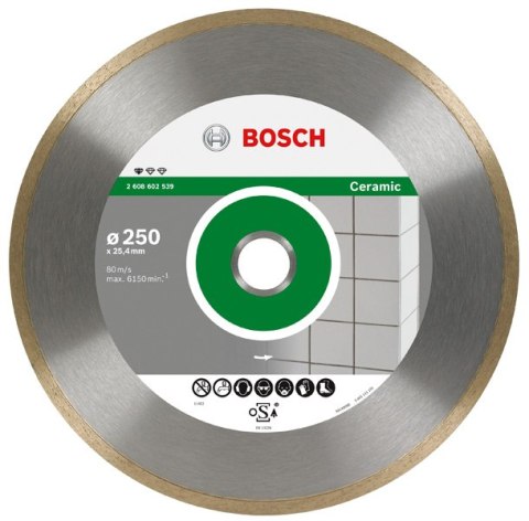 BOSCH TARCZA DIAMENTOWA 250x25,4 PEŁ CERAMIC BOSCH TARCZA DIAMENTOWA 250x25,4 PEŁ CERAMIC