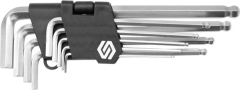 VOREL KLUCZE SZEŚCIOKĄTNE / HEX / 2,0-10 mm, kpl. 9 szt. KOŃCÓWKI KULISTE 56477 VOREL KLUCZE SZEŚCIOKĄTNE / HEX / 2,0-10 mm, kpl. 9 szt. KOŃCÓWKI KULISTE 56477