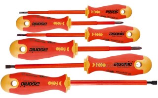 FELO KOMPLET WKRĘTAKÓW ERGONOMIC VDE 6szt.+MAGNETYZER