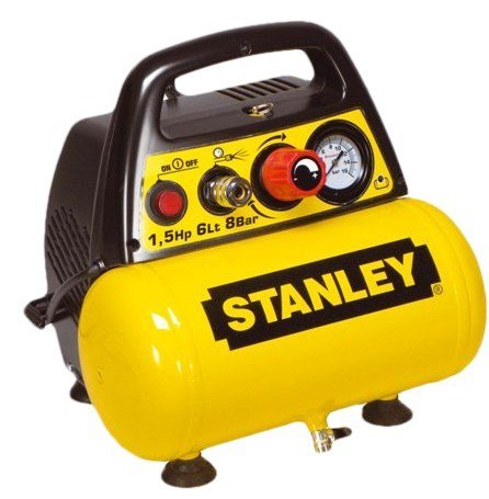 STANLEY KOMPRESOR BEZOLEJOWY 6L 1,5KM 8Bar 180l/min STANLEY KOMPRESOR BEZOLEJOWY 6L 1,5KM 8Bar 180l/min