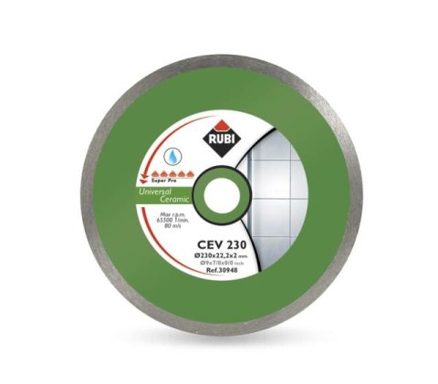 RUBI TARCZA DIAMENTOWA CEV 200 x 25,4mm PRO RUBI TARCZA DIAMENTOWA CEV 200 x 25,4mm PRO
