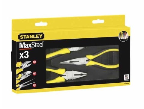 STANLEY SZCZYPCE KOMPLET 3szt. (UNIWERSALNE, BOCZNE, WYDŁUŻONE) STANLEY SZCZYPCE KOMPLET 3szt. (UNIWERSALNE, BOCZNE, WYDŁUŻONE)