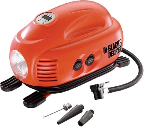 BLACK+DECKER KOMPRESOR / SPRĘŻARKA MINI 12V 8,3BAR ASI200 BLACK+DECKER KOMPRESOR / SPRĘŻARKA MINI 12V 8,3BAR ASI200