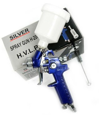 PISTOLET LAKIERNICZY Z GÓRNYM ZBIORNIKIEM HVLP G-2 SILVER