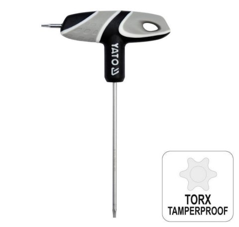 YATO KLUCZ TRZPIENIOWY TORX Z RĘKOJEŚCIĄ T40, Z OTWOREM YATO KLUCZ TRZPIENIOWY TORX Z RĘKOJEŚCIĄ T40, Z OTWOREM