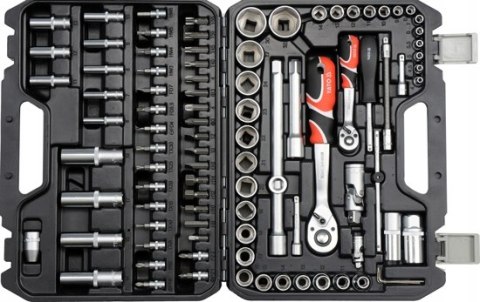 YATO ZESTAW KLUCZY 1/4" , 1/2" 94 elem. 12681 YATO ZESTAW KLUCZY 1/4" , 1/2" 94 elem. 12681
