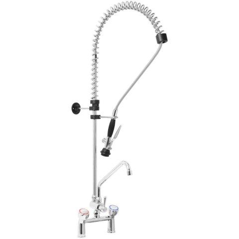 Bateria gastronomiczna kuchenna umywalkowa z prysznicem kranem 100 cm Bateria gastronomiczna kuchenna umywalkowa z prysznicem kranem 100 cm