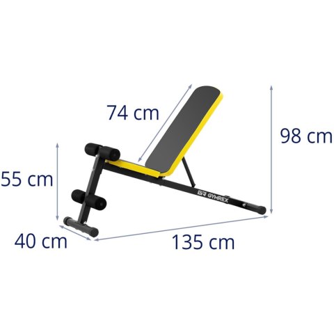 Ławka treningowa do ćwiczeń klatki piersiowej ramion brzucha bicepsu do 100 kg Ławka treningowa do ćwiczeń klatki piersiowej ramion brzucha bicepsu do 100 kg