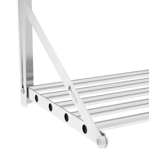 Półka ścienna składana ze stali nierdzewnej do 40 kg 60 x 45 cm Półka ścienna składana ze stali nierdzewnej do 40 kg 60 x 45 cm