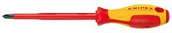 KNIPEX WKRĘTAK KRZYŻAKOWY IZOLOWANY PH2 x 100m KNIPEX WKRĘTAK KRZYŻAKOWY IZOLOWANY PH2 x 100m