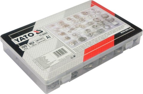 YATO PODKŁADKI ALUMINIOWE 300szt. MIX YATO PODKŁADKI ALUMINIOWE 300szt. MIX