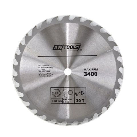 AWTOOLS PIŁA TARCZOWA WIDIOWA 160x30/22/16x30z AWTOOLS PIŁA TARCZOWA WIDIOWA 160x30/22/16x30z