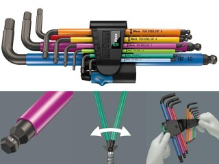 WERA IMBUSY 9szt. MULTICOLOUR /L-KEY