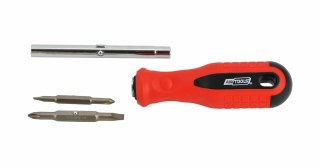 AWTOOLS WKRĘTAK DWUSTRONNY+KOŃCÓWKI 6w1