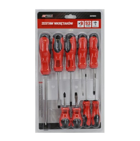 AWTOOLS ZESTAW WKRĘTAKÓW BLISTER S2 / 9szt. AWTOOLS ZESTAW WKRĘTAKÓW BLISTER S2 / 9szt.