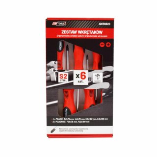 AWTOOLS ZESTAW WKRĘTAKÓW S2 / 6szt.
