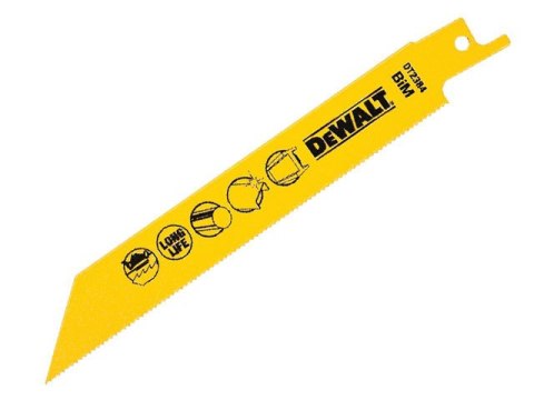 DEWALT BRZESZCZOT DO PIŁY SZABLASTEJ 152x1,4mm DEWALT BRZESZCZOT DO PIŁY SZABLASTEJ 152x1,4mm