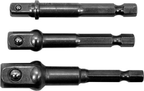 YATO ADAPTERY HEX DO NASADEK 1/4 3/8 1/2" KPL. YATO ADAPTERY HEX DO NASADEK 1/4 3/8 1/2" KPL.