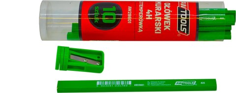 AWTOOLS OŁÓWEK MURARSKI 4H ZIELONY DO KAMIENIA/CEGŁY 10 SZTUK AWTOOLS OŁÓWEK MURARSKI 4H ZIELONY DO KAMIENIA/CEGŁY 10 SZTUK