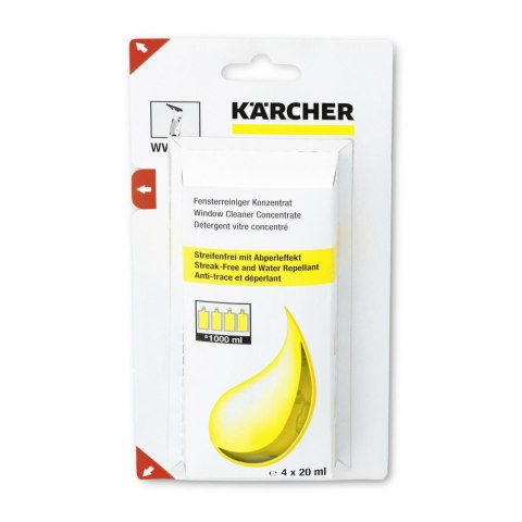 KARCHER ŚRODEK DO CZYSZCZENIA SZKŁA W KONCENTRACIE RM 503 4x20ml KARCHER ŚRODEK DO CZYSZCZENIA SZKŁA W KONCENTRACIE RM 503 4x20ml
