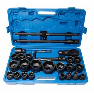 ROCKFORCE ZESTAW KLUCZY UDAROWYCH 26el. 3/4"- 1" 6KĄT.