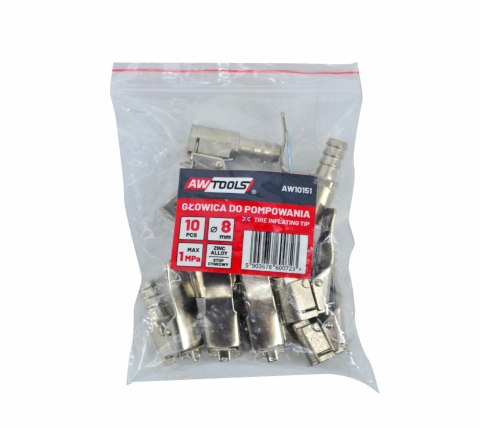 AWTOOLS GŁOWICA DO POMPKI 6mm 10 SZT. AWTOOLS GŁOWICA DO POMPKI 6mm 10 SZT.
