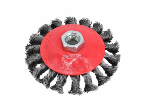 AWTOOLS SZCZOTKA STOŻKOWA SKRĘCANA 125mm M14 AWTOOLS SZCZOTKA STOŻKOWA SKRĘCANA 125mm M14