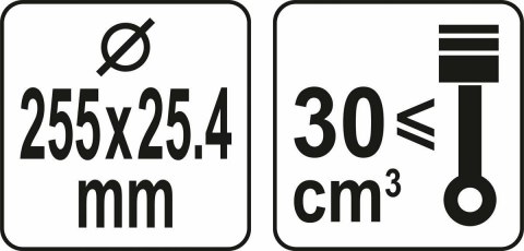 YATO NÓŻ DO KOSY / TARCZA TCT DO PODKASZAREK 255mm 25,4mm YATO NÓŻ DO KOSY / TARCZA TCT DO PODKASZAREK 255mm 25,4mm