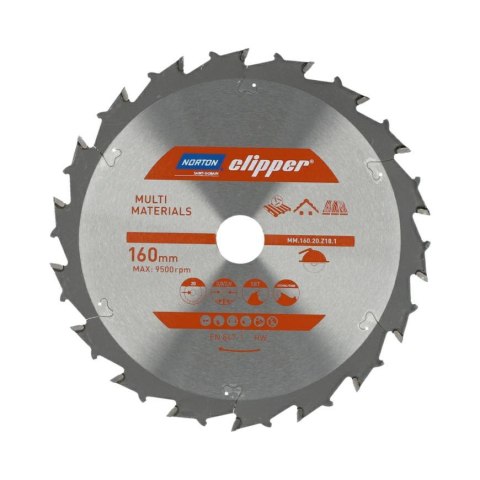 NORTON PIŁA TARCZOWA 160mm x 20mm x 16z MULTI MATERIALS DEMOLITION (3,0/2,0) NORTON PIŁA TARCZOWA 160mm x 20mm x 16z MULTI MATERIALS DEMOLITION (3,0/2,0)