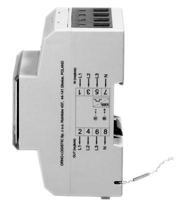 ORNO 3-fazowy licznik energii elektrycznej, 80A, MID, 3 moduły, DIN TH-35mm ORNO 3-fazowy licznik energii elektrycznej, 80A, MID, 3 moduły, DIN TH-35mm