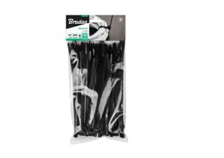 OPASKA PLASTIKOWA CZARNA 4,8 x 280mm 100szt