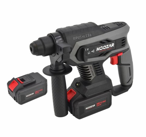 HOOZAR MŁOTOWIERTARKA BEZSZCZOTKOWA SDS+ 18V 2x4.0Ah 2.2J RH10BL HOOZAR MŁOTOWIERTARKA BEZSZCZOTKOWA SDS+ 18V 2x4.0Ah 2.2J RH10BL