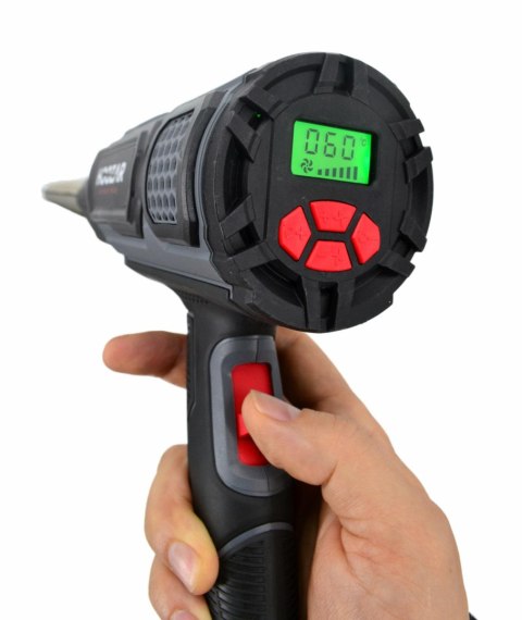 HOOZAR OPALARKA 2000W Z REGULACJĄ I AKCESORIAMI WYŚWIETLACZ LCD HOOZAR OPALARKA 2000W Z REGULACJĄ I AKCESORIAMI WYŚWIETLACZ LCD