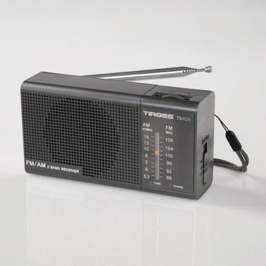 TIROSS RADIO MINI PRZENOŚNE NA BATERIE CZARNE TIROSS RADIO MINI PRZENOŚNE NA BATERIE CZARNE