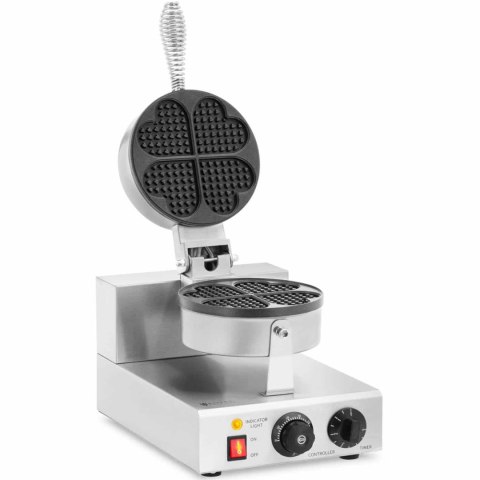 Gofrownica urządzenie do gofrów kształt serca śr. 180 mm 1000 W Gofrownica urządzenie do gofrów kształt serca śr. 180 mm 1000 W