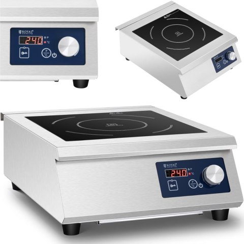 Kuchenka płyta indukcyjna nastawna przenośna śr. 33 cm 5000 W Kuchenka płyta indukcyjna nastawna przenośna śr. 33 cm 5000 W