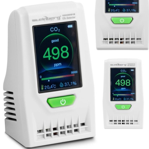 Miernik dwutlenku węgla CO2 temperatury wilgotności z datą i godziną 0.1-100% -10-60C Miernik dwutlenku węgla CO2 temperatury wilgotności z datą i godziną 0.1-100% -10-60C