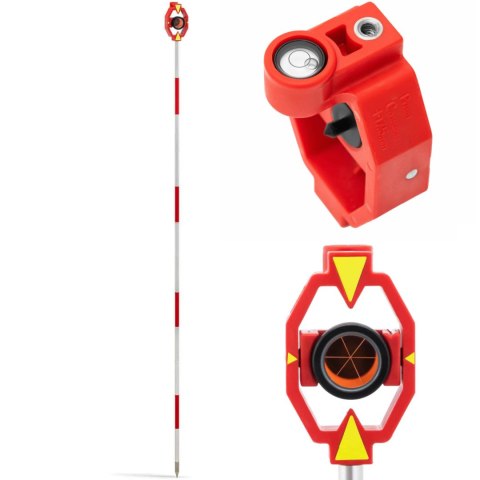 Mini pryzmat lustro dalmiercze geodezyjne z tyczką miedziowane śr. 2,54 cm 1,2 m Mini pryzmat lustro dalmiercze geodezyjne z tyczką miedziowane śr. 2,54 cm 1,2 m