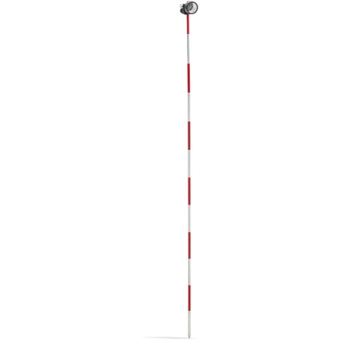 Mini pryzmat lustro dalmiercze geodezyjne z tyczką srebrna powłoka śr. 3,5 cm 1,26 m Mini pryzmat lustro dalmiercze geodezyjne z tyczką srebrna powłoka śr. 3,5 cm 1,26 m