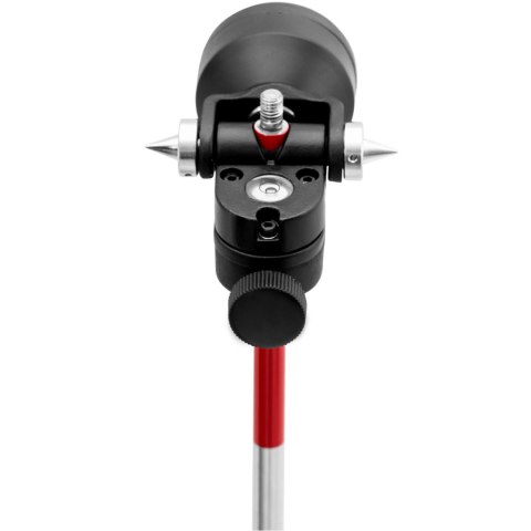 Mini pryzmat lustro dalmiercze geodezyjne z tyczką srebrna powłoka śr. 3,5 cm 1,26 m Mini pryzmat lustro dalmiercze geodezyjne z tyczką srebrna powłoka śr. 3,5 cm 1,26 m