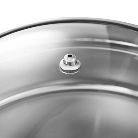 Podgrzewacz do potraw okrągły na pastę z pokrywą z okienkiem śr. 39 cm 5.5 l Podgrzewacz do potraw okrągły na pastę z pokrywą z okienkiem śr. 39 cm 5.5 l
