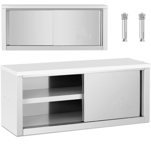 Szafa ścienna gastronomiczna z drzwiami przesuwanymi STAL 150 kg 120 x 40 x 50 cm Szafa ścienna gastronomiczna z drzwiami przesuwanymi STAL 150 kg 120 x 40 x 50 cm