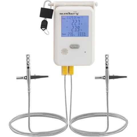Termohigrometr rejestrator temperatury i wilgotności LCD USB Wi-Fi zakres 0-100% -50-350C Termohigrometr rejestrator temperatury i wilgotności LCD USB Wi-Fi zakres 0-100% -50-350C