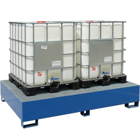 Wanna wychwytowa do zbiornika IBC paletopojemnika MAUZER 2 x 1000L Wanna wychwytowa do zbiornika IBC paletopojemnika MAUZER 2 x 1000L