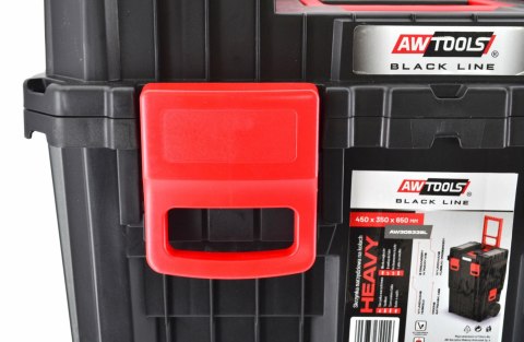 AWTOOLS SKRZYNKA NARZĘDZIOWA NA KOŁACH 450x360x640mm HEAVY AWTOOLS SKRZYNKA NARZĘDZIOWA NA KOŁACH 450x360x640mm HEAVY