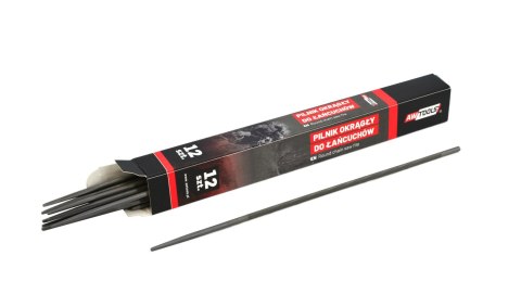 AWTOOLS PILNIK OKRĄGŁY DO ŁAŃCUCHÓW 4,8mm 12szt. AWTOOLS PILNIK OKRĄGŁY DO ŁAŃCUCHÓW 4,8mm 12szt.