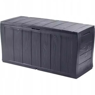 KETER SKRZYNIA OGRODOWA-BALKONOWA SHERWOOD 270 L GRAFIT