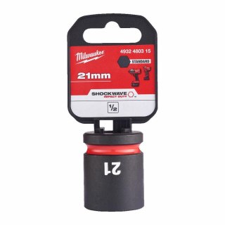 MILWAUKEE NASADKA UDAROWA HEX 1/2" 21mm SHOCKWAVE